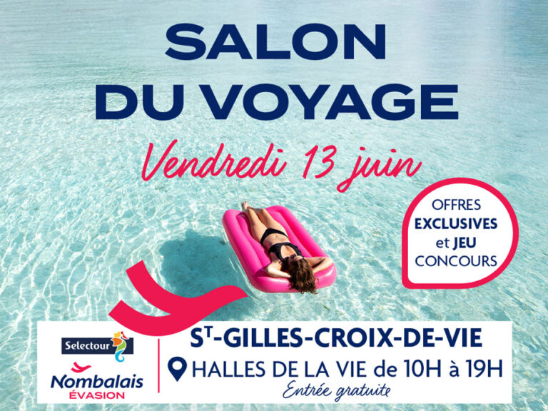 Salon du VOYAGE 13 juin 2025 St-Gilles-Croix-de-Vie