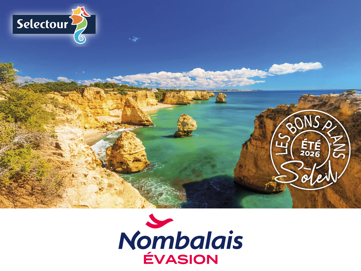 Les bons plans soleil été 2026 Nombalais ÉVASION SELECTOUR