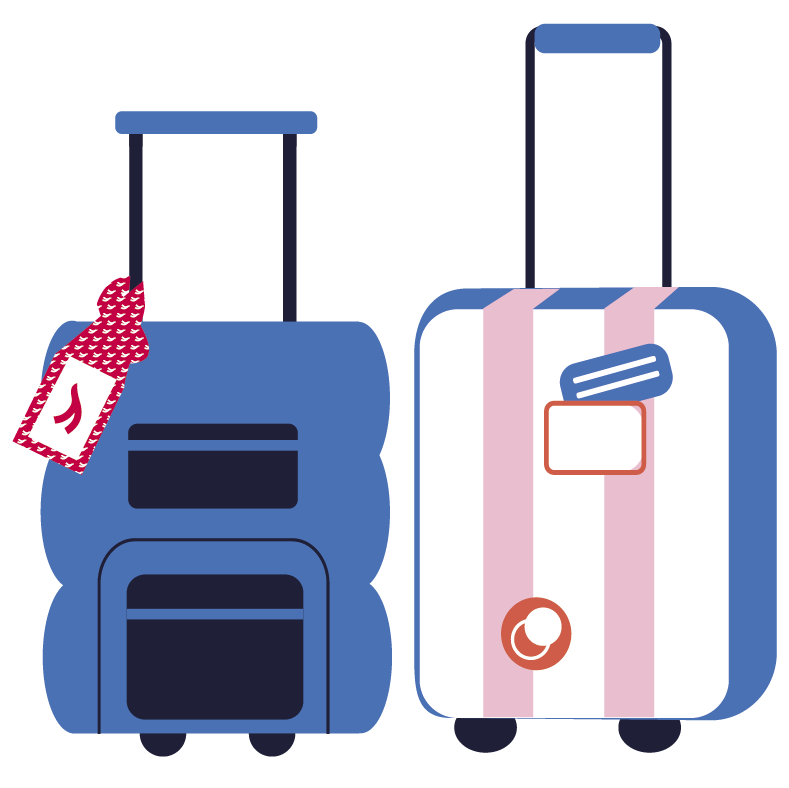 bagages voyages en groupe