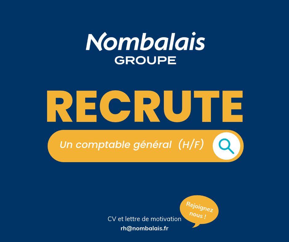 Recrute : 1 comptable général (H/F) à St-Gilles-Croix-de-Vie