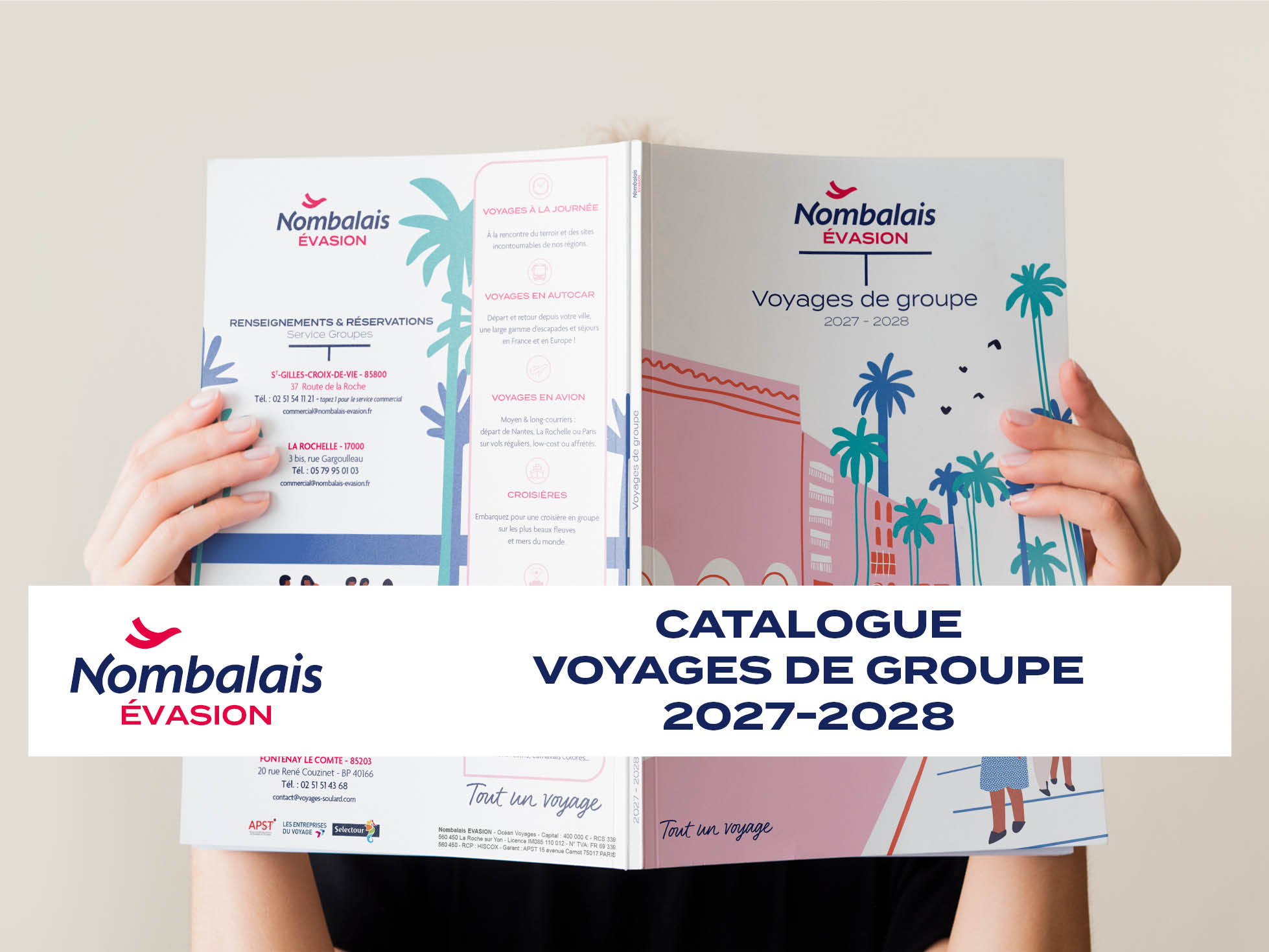 Catalogue Voyages de groupe 2027 Nombalais Évasion
